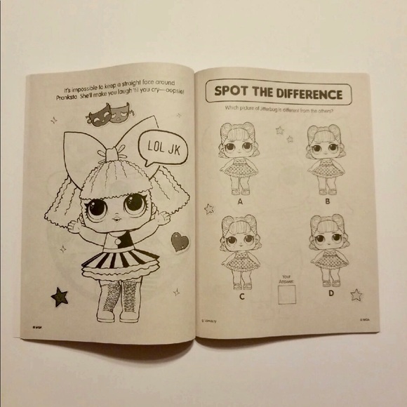 LOL SURPRISE DOLLS COLORING & ACTIVITY BOOK - Picture 3 of 7